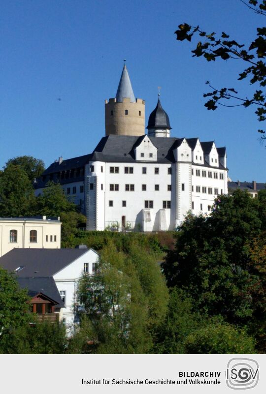 Schloss Wildeck mit dem Bergfried Dicker Heinrich in Zschopau.