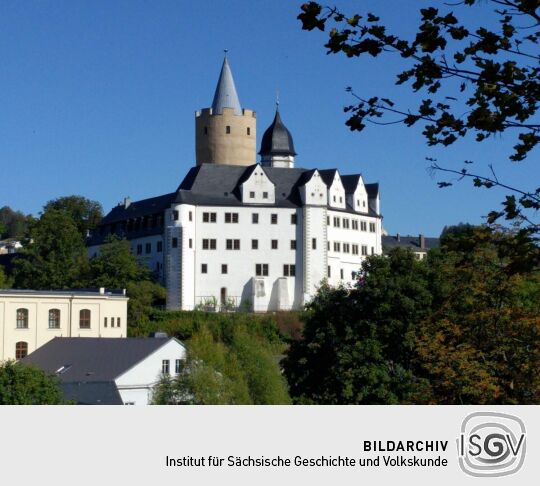 Schloss Wildeck mit dem Bergfried Dicker Heinrich in Zschopau.