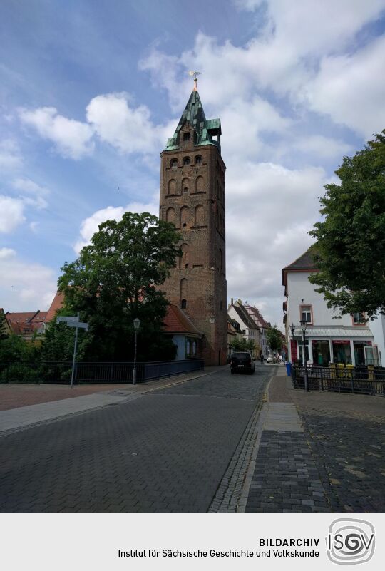 Der Breite Turm in Delitzsch.