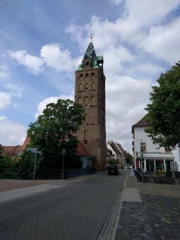 Bild: Der Breite Turm in Delitzsch.