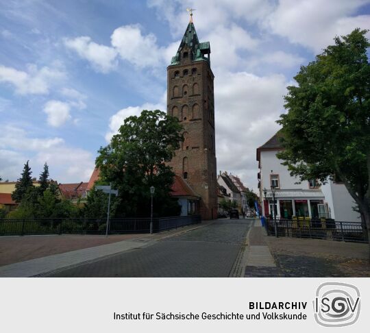 Der Breite Turm in Delitzsch.