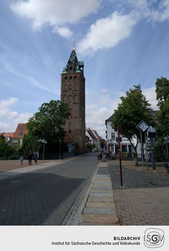 Der Breite Turm in Delitzsch.