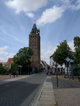 Der Breite Turm in Delitzsch.