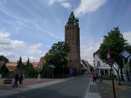 Der Breite Turm in Delitzsch.