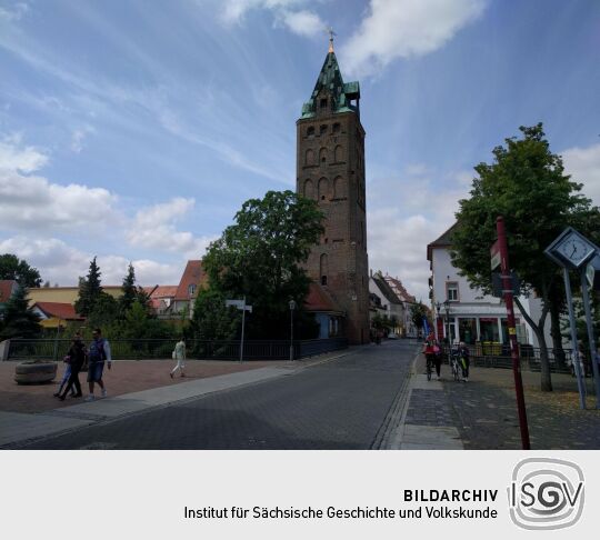 Der Breite Turm in Delitzsch.