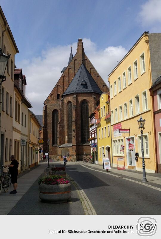 Blick auf den Chor der Ev. Stadtkirche St. Peter und Paul in Delitzsch.