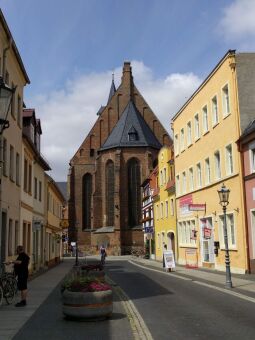 Blick auf den Chor der Ev. Stadtkirche St. Peter und Paul in Delitzsch.