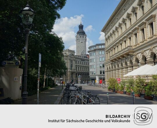 Das Neue Rathaus in Leipzig.