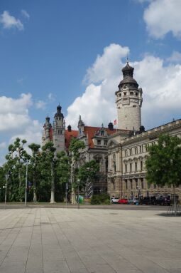 Das Neue Rathaus in Leipzig.