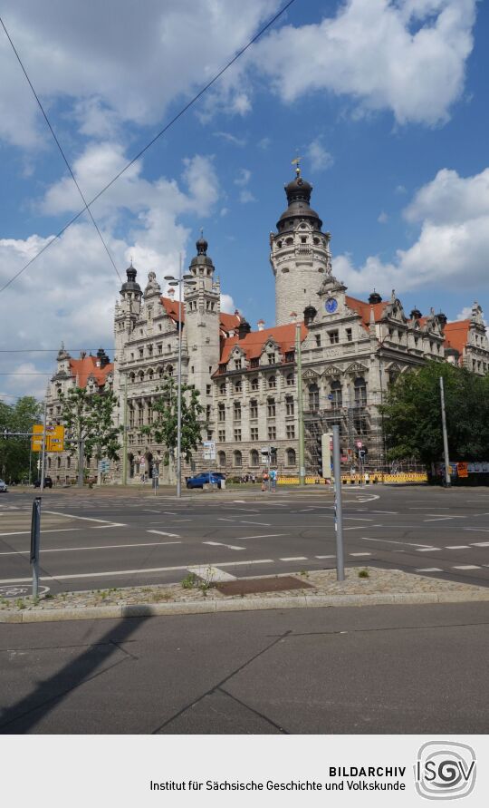 Das Neue Rathaus in Leipzig.