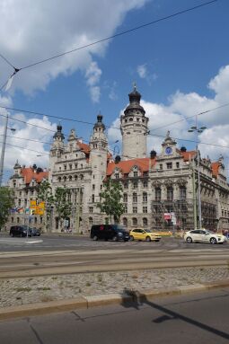 Das Neue Rathaus in Leipzig.