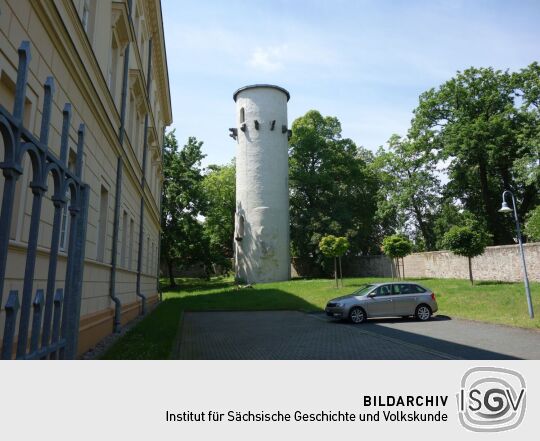 Wachturm am Amtsgericht in Oschatz.