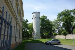 Wachturm am Amtsgericht in Oschatz.