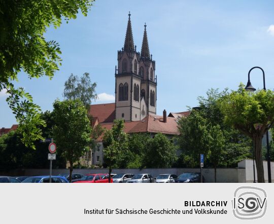 Die Kirche St. Aegidien in Oschatz.