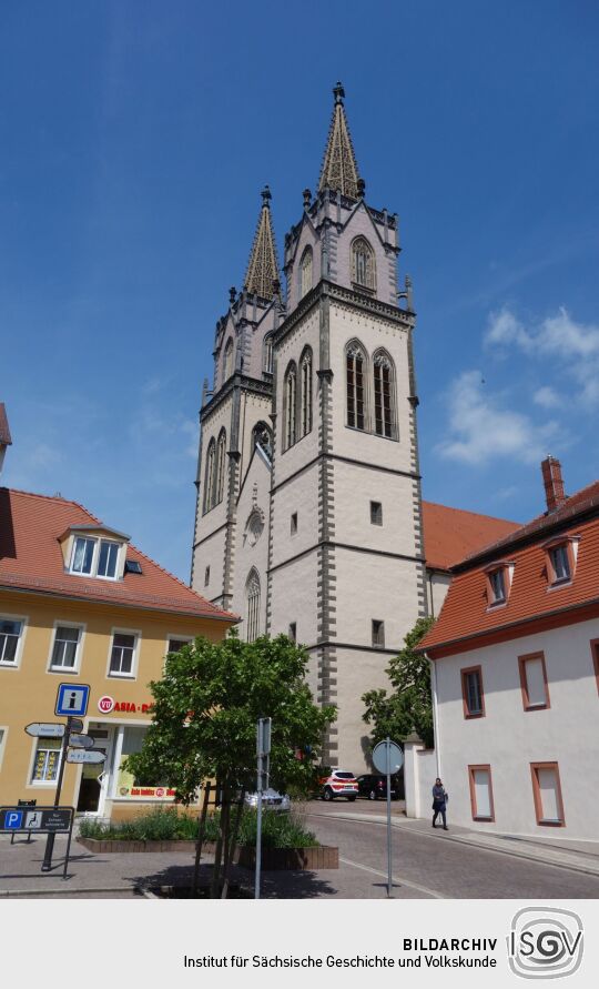 Die Kirche St. Aegidien in Oschatz.