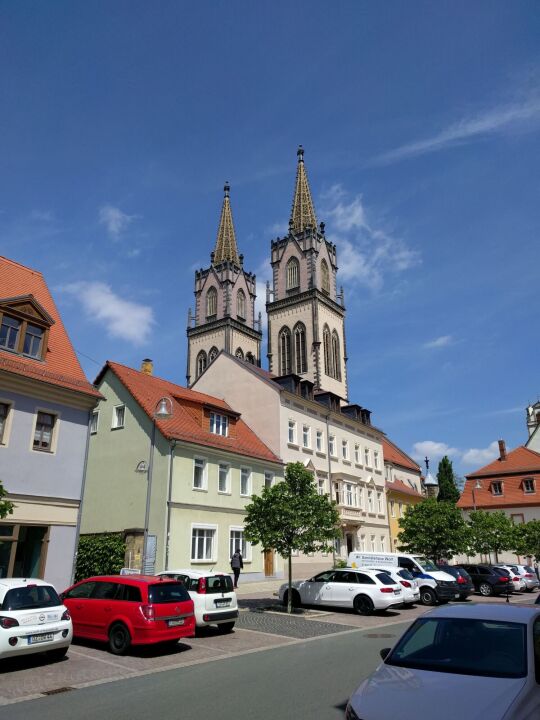 Die Kirche St. Aegidien in Oschatz.
