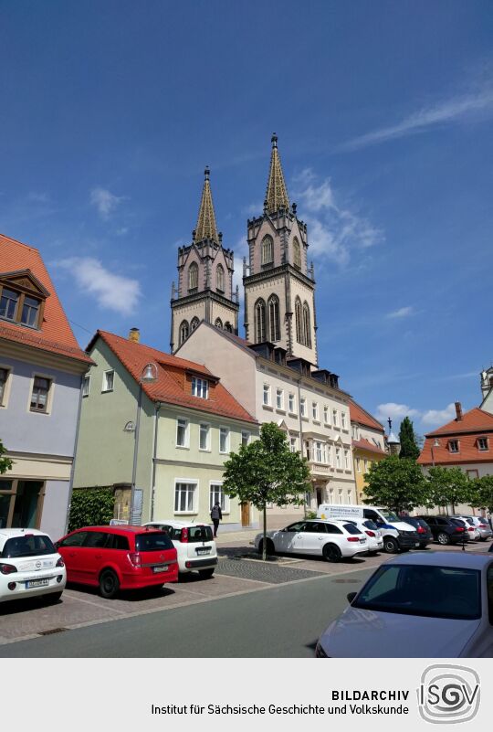 Die Kirche St. Aegidien in Oschatz.