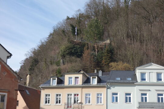 Die Aussichtsterrasse am Schlossberg in Bad Schandau.