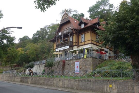 Die Villa Ahlemann am ehemaligen Höhenweg in Diesbar.