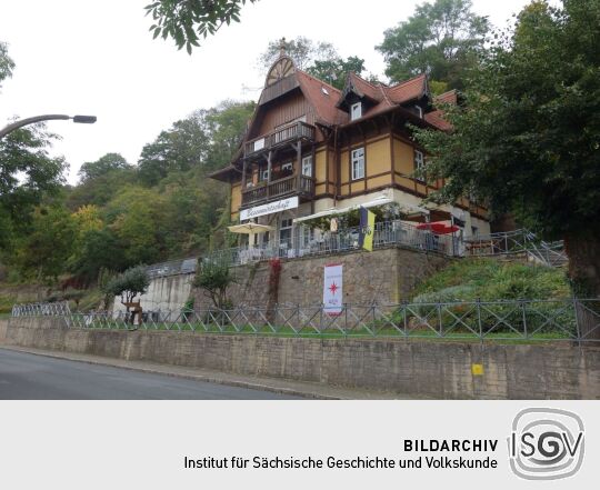Die Villa Ahlemann am ehemaligen Höhenweg in Diesbar.