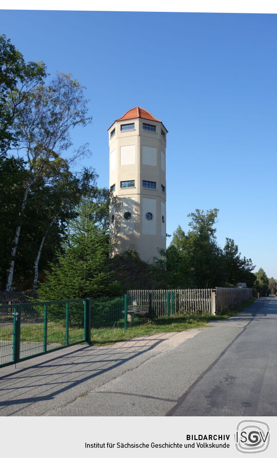 Der Wasser- und Aussichtsturm in Auerbach/Vogtl.-Rebesgrün.