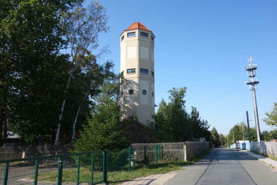 Der Wasser- und Aussichtsturm in Auerbach/Vogtl.-Rebesgrün.