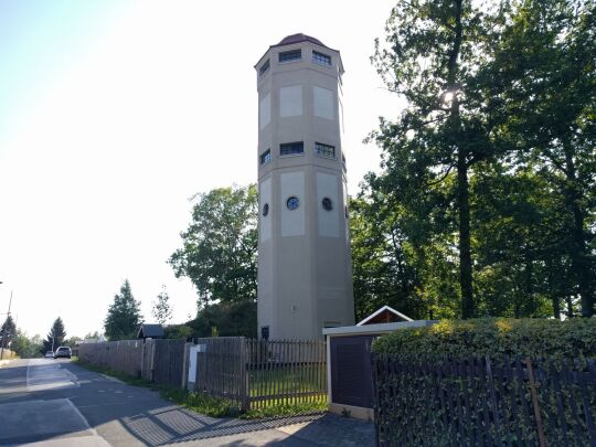 Der Wasser- und Aussichtsturm in Auerbach/Vogtl.-Rebesgrün.