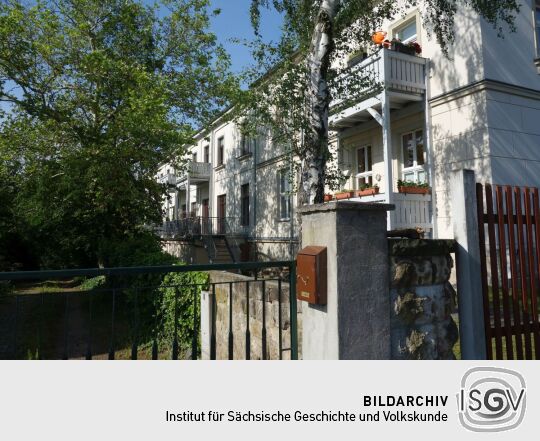 Das ehemalige Ballhaus und Hotel Alberthöhe in Dresden-Klotzsche ist heute eine Wohnanlage.