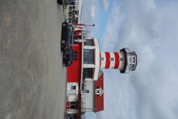 Das Hotel Der Leuchtturm am Geierswalder See.