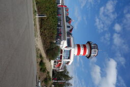 Das Hotel Der Leuchtturm am Geierswalder See.