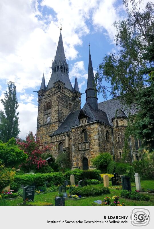 Die Kirche Briesnitz in Dresden-Briesnitz des Evangelisch-Lutherischen Kirchspiels Dresden West.