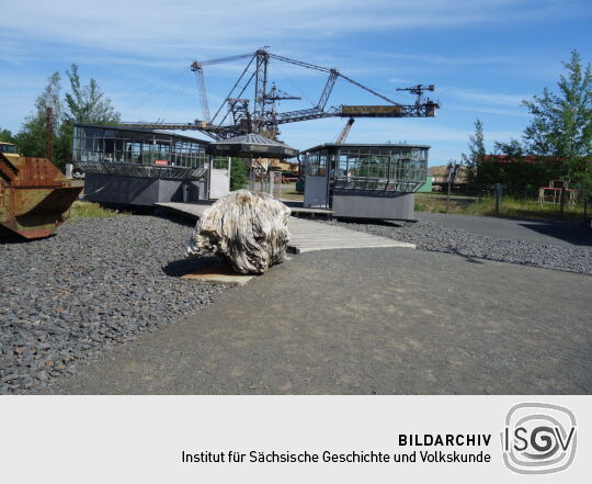 Blick in die Anlagen des Bergbau-Technik-Park bei Großpösna.