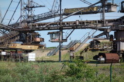 Blick in die Anlagen des Bergbau-Technik-Park bei Großpösna.