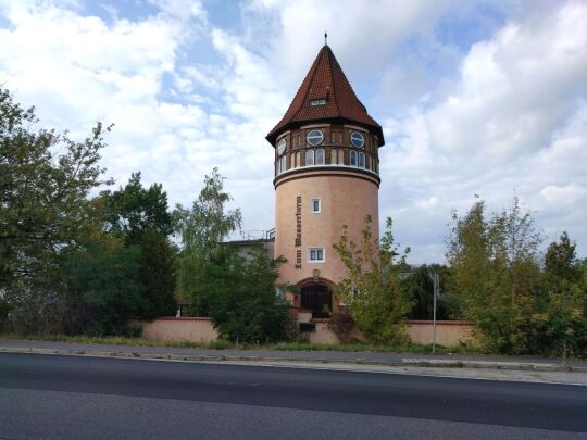 Der Wasserturm auf dem Adler in Hoyerswerda-Neida.