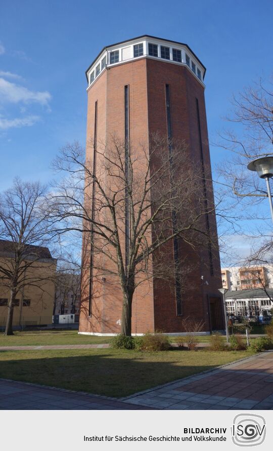 Der historische Wasserturm in Weißwasser.