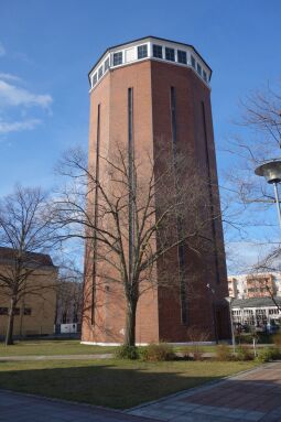 Der historische Wasserturm in Weißwasser.