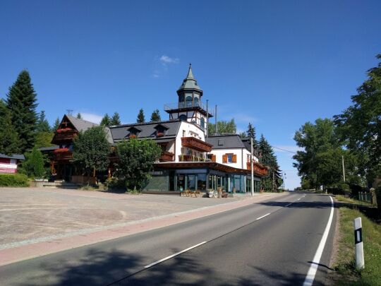 Die Gaststätte Juchhö in Hainichen-Schlegel.