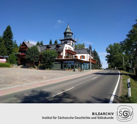 Die Gaststätte Juchhö in Hainichen-Schlegel.