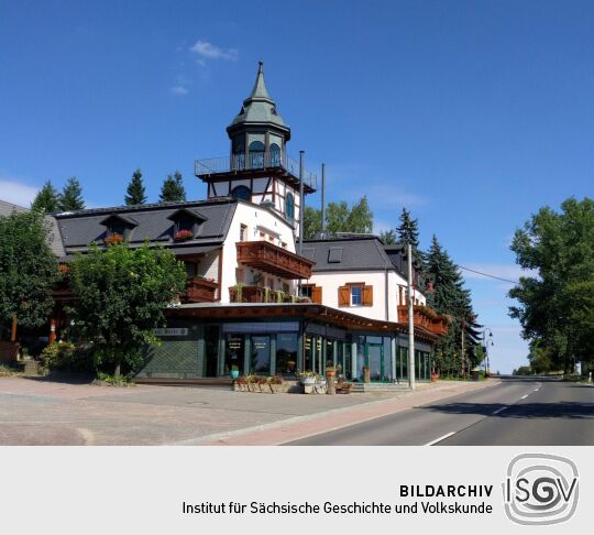 Die Gaststätte Juchhö in Hainichen-Schlegel.