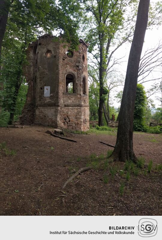 Die sogenannte Blechburg auf dem Jägerberg in Radebeul-Oberlößnitz.