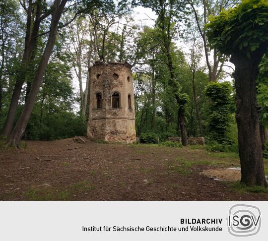 Die sogenannte Blechburg auf dem Jägerberg in Radebeul-Oberlößnitz.