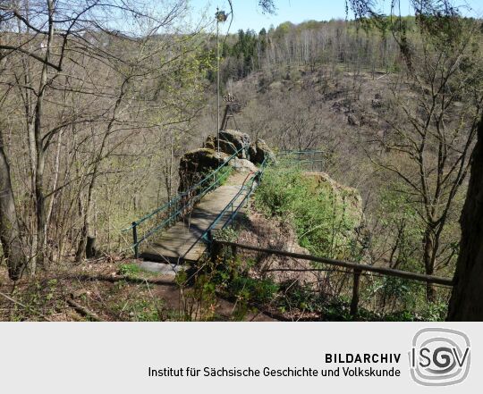 Der Friedrich-August-Stein in Röttis.