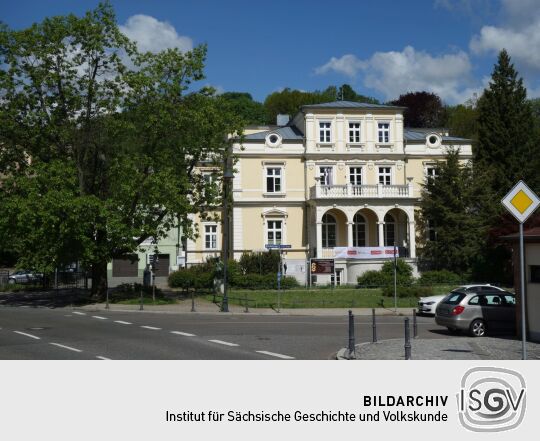 Villa im Zentrum von Waldheim links der Zschopau.