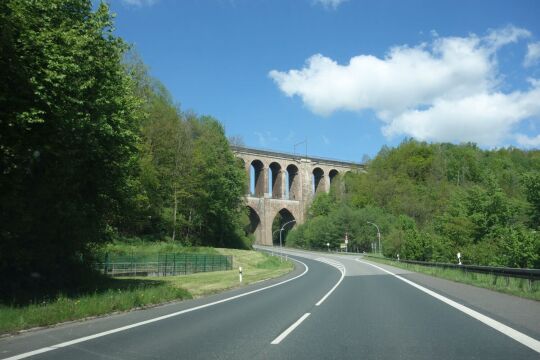 Das Diedenhainer Viadukt in Waldheim.