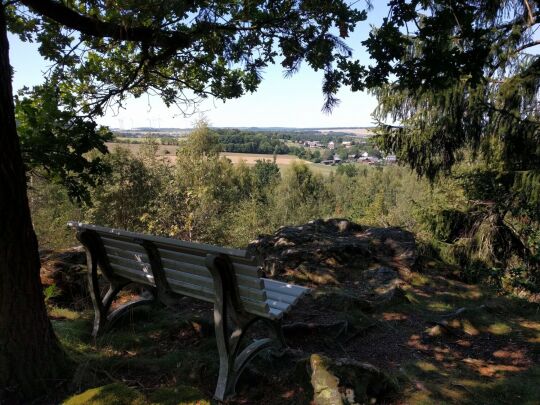Zwischen Vorderer und Hinterer Platte öffnet sich die Aussicht in Richtung Krebes.