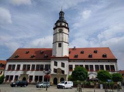 Das Rathaus in Pegau.