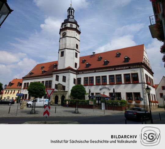 Das Rathaus in Pegau.