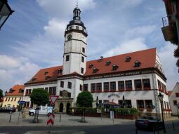 Das Rathaus in Pegau.