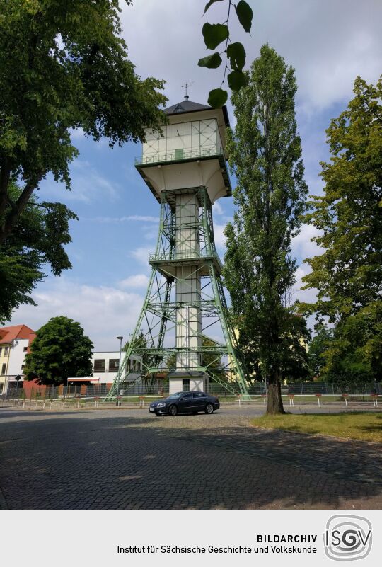 Der Wasserturm in Groitzsch.