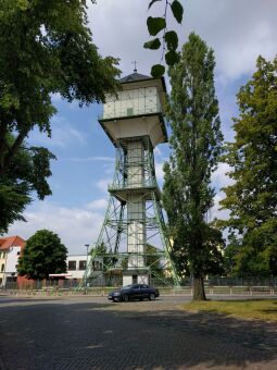 Der Wasserturm in Groitzsch.